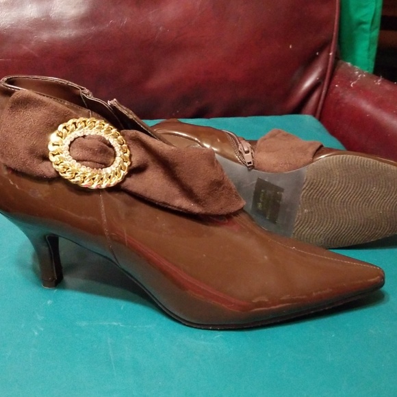 Ankle Booties Brown 8.5 M - Picture 2 of 2